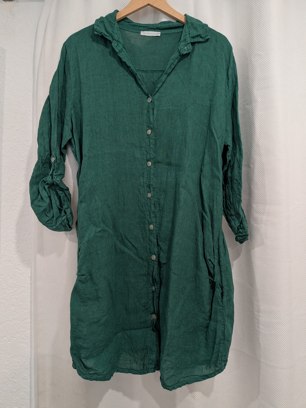 Linen Shirt Dress