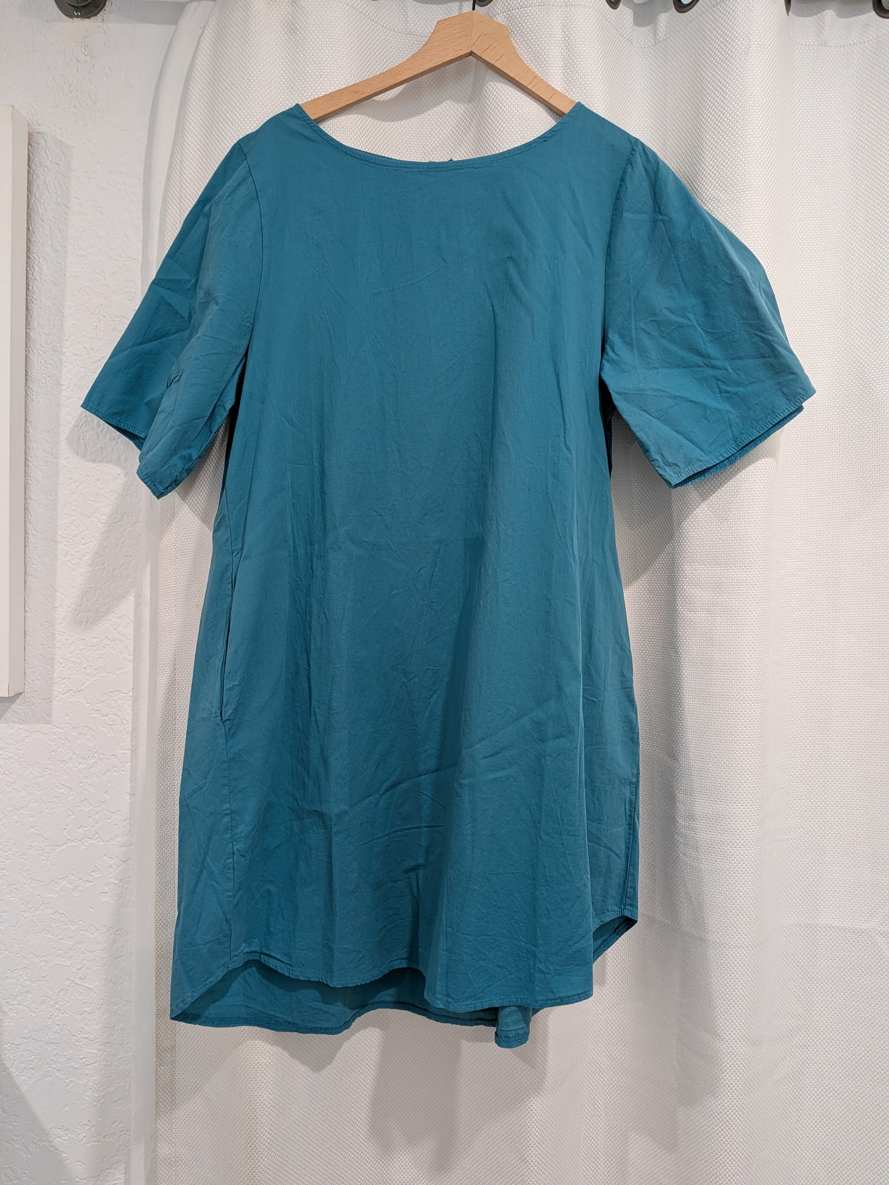 Turquoise Cotton Dress